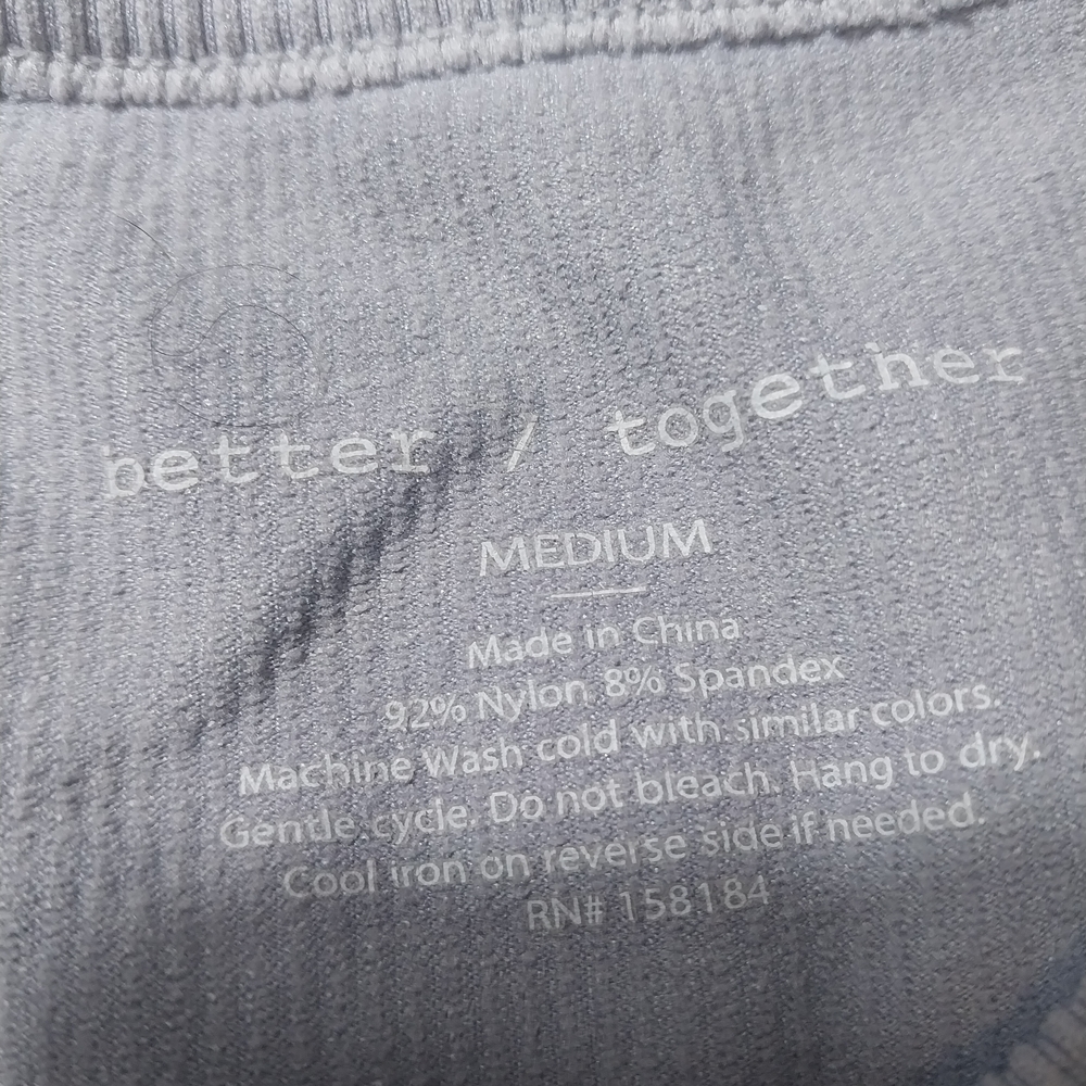 Better Together Gray Ribbed Top - Picture 2 of 3